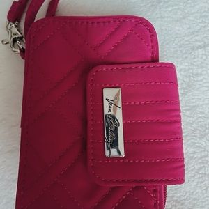 Vera Bradley Berry Pink Wristlet